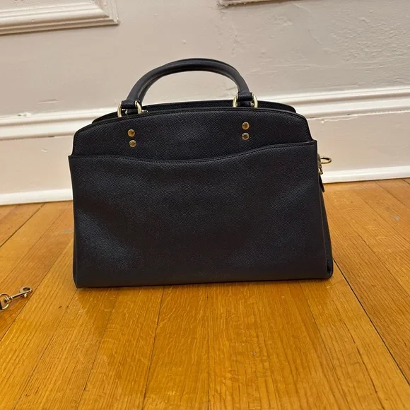 Coach dark blue medium bag - Picture 5 of 9